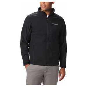 מעיל סופטשל לגברים Ascender Softshell צבע שחור