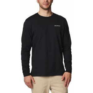 ROCKAWAY RIVER GR LS T black/logo  חולצת טי ארוכה