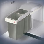 פח אשפה מגירה מחולק לתוך ארון מטבח Multi-Box duo
