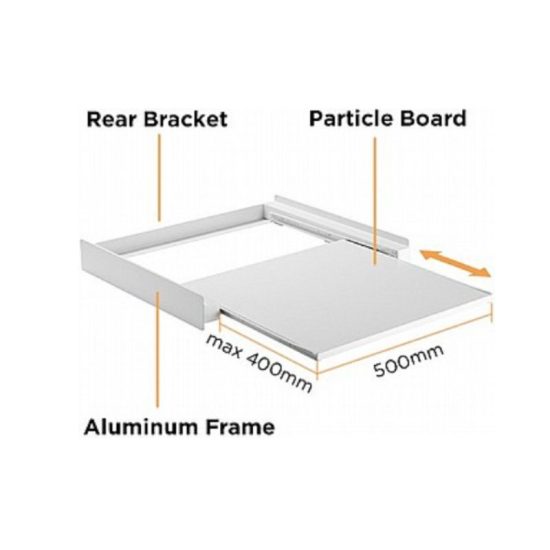 מדף בין מכונת כביסה למייבש SUPER TRAY