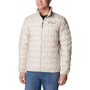 מעיל פוך לגברים Delta Ridge II Down Jacket  צבע אבן