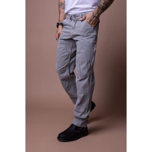 REDBACK RIDER DOUBLE KNEE COTTON PANTS מכנס דגמ"ח GREY