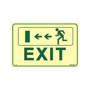 שלט פולט אור EXIT -הכוונה שמאלה