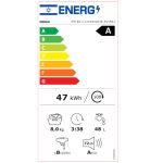 מכונת כביסה 8 ק"ג 1400 סל"ד MFL-80-U1401