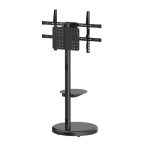 מעמד רצפתי + גלגלים עד 75" שחור AL-75