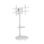 מעמד רצפתי + גלגלים עד 75" לבן AL-75 W