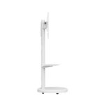 מעמד רצפתי + גלגלים עד 75" לבן AL-75 W