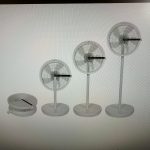 ‏מאוורר עמוד 16" מתקפל + כיסוי 65451 מורפי יבואן רשמי !