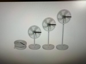 ‏מאוורר עמוד 16" מתקפל + כיסוי 65451 מורפי יבואן רשמי !
