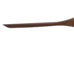 מאוורר תקרה Jessica IP44 "52 DC שלט תאורה, שחור + דמוי עץ מהגוני