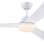 מאוורר תקרה 52" CCT-28W+שלט לבן OCEAN