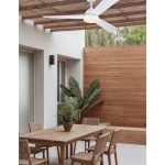 מאוורר תקרה 52" CCT-28W+שלט לבן OCEAN