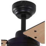 מאוורר תקרה 48" דגם DC TALIA כולל שלט+תאורה 28W CCT שחור
