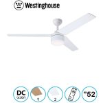 מאוורר תקרה 52" דגם DC TALIA כולל שלט+תאורה 28W CCT לבן