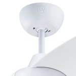 מאוורר תקרה 42" Longwood מנוע DC לבן 28W CCT עמעם ושלט