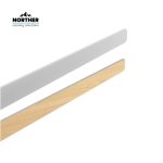 מאוורר תקרה 48" YOUNG מנוע DC שלוש כנפיים MDF כולל שלט ולד 24W CCT לבן+עץ