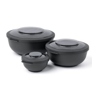 סט 3 קופסאות אחסון Amuse Tylla אפור