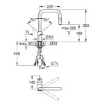 ‏ברז נשלף Grohe 32322DL2 גרוהה