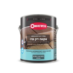 אקווה דק פרו 3.69 ליטר נטורל הגנה לעץ