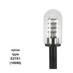 כדור גינה אבוקה שקוף