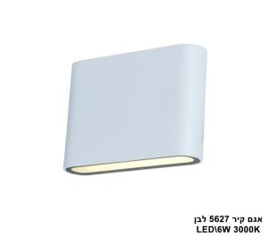 אגם קיר LED 6W 5627 לבן