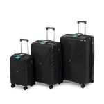 סט 3 מזוודות קשיחות 20/ 28/32 שחור Travel Club
