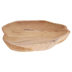 קערת הגשה עץ גודל : 30x30x4 ס"מ