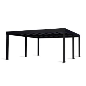 חניית Oslo שחורה 6X6 מבית פלרם - Canopia