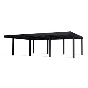 חניית Oslo שחורה 6X9 מבית פלרם - Canopia