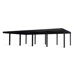 חניית Oslo שחורה 6X12 מבית פלרם - Canopia