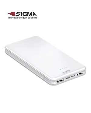 סוללת גיבוי 10,000MAH סיגמא לבן